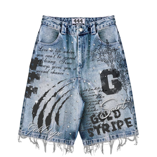 ALPHA STREET DENIM SHORT